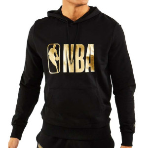 New Era NBA Foil Logo Hoodie ''Black''