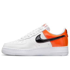 Nike Air Force 1 '07 Women's Shoes ''White/Patent Orange'' (W)