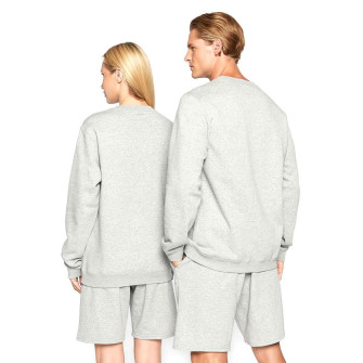 Converse Go-To Embroidered Star Chevron Unisex Fleece Crew Hoodie ''Grey''