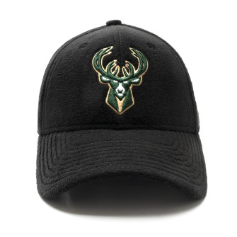 New Era 9Forty Milwaukee Bucks Fleece Cap ''Black''