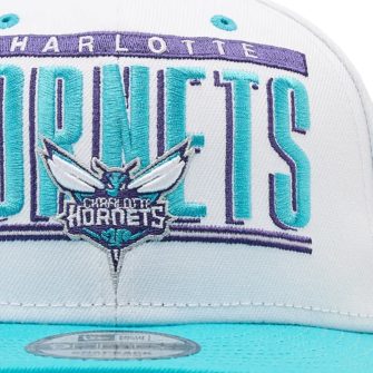 New Era NBA Charlotte Hornets Retro Title 9Fifty Snapback Cap ''White''