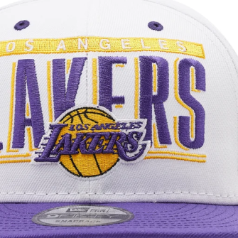 New Era NBA Los Angeles Lakers Team Logo Cap ''White''