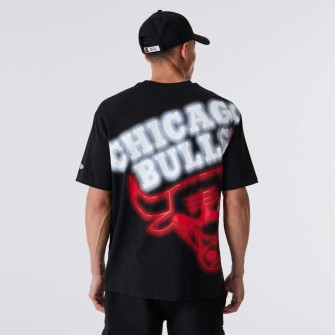 New Era NBA Chicago Bulls Neon Oversized T-Shirt ''Black''