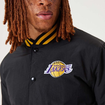 New Era NBA Los Angeles Lakers Script Bomber Jacket ''Black''