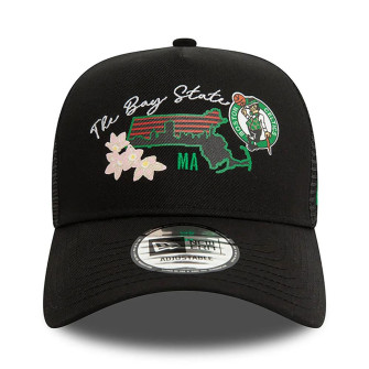 New Era NBA Boston Celtics Team Logo Trucker Cap 