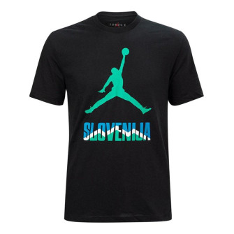 Air Jordan KZS Slovenia Graphic Kids T-Shirt ''Black''