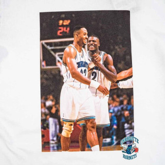 M&N NBA Charlotte Hornets Player Photo T-Shirt ''White''