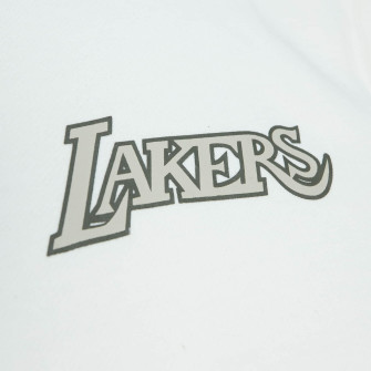 M&N NBA Los Angeles Lakers Cream Hoodie ''Off White''