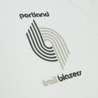 M&N NBA Portland Trail Blazers Cream Hoodie ''Off White''