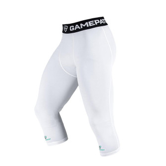 Gamepatch 3/4 Compression Tights ''White''