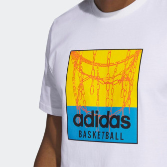 adidas Chain Net Graphic T-Shirt ''White''