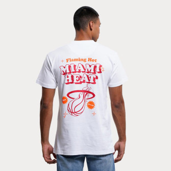M&N NBA Miami Heat Merch Take Out T-Shirt ''White''