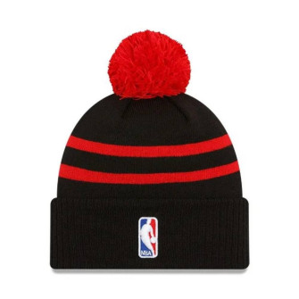 New Era NBA Chicago Bulls City Edition Bobble Beanie Hat ''Black''