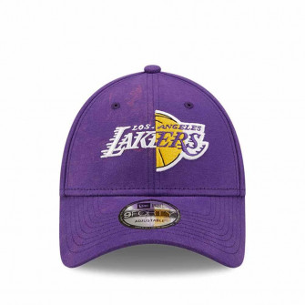 New Era NBA Washed Pack Split Logo LA Lakers 9Forty Cap ''Purple''