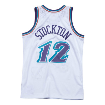 M&N NBA Utah Jazz John Stockton 1996-97 Swingman Jersey ''White''
