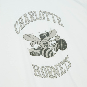 M&N NBA Charlotte Hornets Cream T-Shirt ''Off White''
