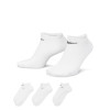 Nike Lightweight Training No-Show 3-Pack Socks ''White''