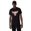 New Era NBA Chicago Bulls Sky Print T-Shirt ''Black''