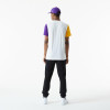 New Era Colour Block Los Angeles Lakers T-Shirt ''White''