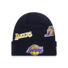 New Era NBA Los Angeles Lakers Multipatch Beanie Hat ''Black''