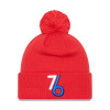 New Era NBA Philadelphia 76ers City Edition Knit Hat ''Red''