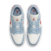 Air Jordan 1 Low Women's Shoes ''Blue/Dune Red''