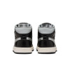 Air Jordan 1 Mid Women's Shoes ''Black Chrome''