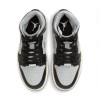 Air Jordan 1 Mid Women's Shoes ''Black Chrome''