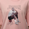 Air Jordan Oversized Graphic Women's T-Shirt ''Pink Glaze''