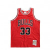 M&N NBA Chicago Bulls Pippen Reversed Fleece Swingman Jersey ''Red''