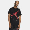 Air Jordan Jumpman Air Logo T-Shirt ''Black/Gym Red''