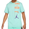 Air Jordan Air T-Shirt ''Light Dew/Atomic-Orange/Wild Berry''