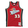 M&N NBA Detroit Pistons Grant Hill 1999-00 Alternate Swingman Jersey ''Red'